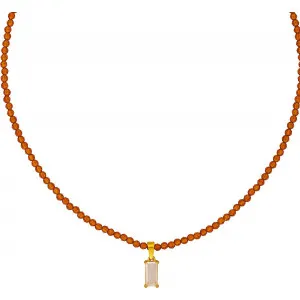 Κολιέ από επίχρυσο ανοξείδωτο ατσάλι της Excite Fashion Jewellery με K-1702-01-25-99