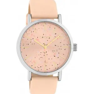 Ρολόι OOZOO C10410 Timepieces με Ροζ Δερμάτινο Λουράκι