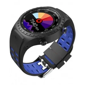 Ρολόι Smartwatch Das.4 SG12 75014 με ψηφιακό καντράν και μαύρο καουτσούκ λουράκι