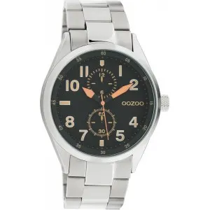 Ρολόι ΟΟΖΟΟ C10634 Timepieces με μαύρο καντράν και μπρασελέ.