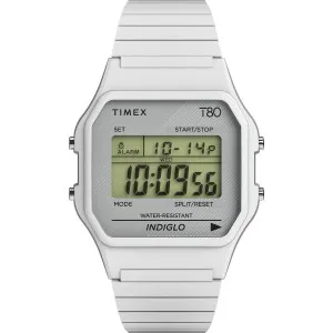 Ρολόι TIMEX TW2U93700 T80 με ψηφιακό καντράν και μπρασελέ.