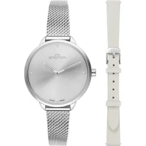 Γυναικείο ρολόι BERGSTERN Brilliance B059L274-K1 με ατσάλινο μπρασελέ και δώρο λευκό λουράκι