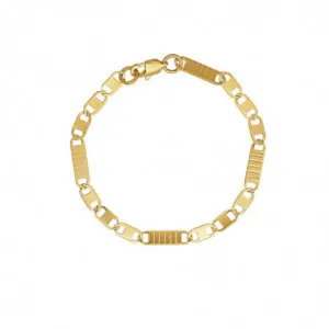 Βραχιόλι Excite Fashion Jewellery αλυσίδα από επιχρυσωμένο ατσάλι B-1198-01-49