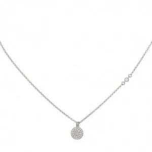 Necklace with round motif...