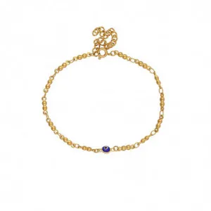 Βραχιόλι Excite fashion Jewellery με μπλέ ματάκι μουράνο  και B-1616-01-07-59