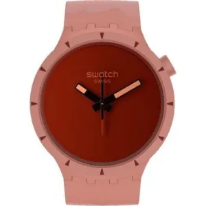 SWATCH Big Bold Lost In The Canyon Pink Silicone Strap SB03R100